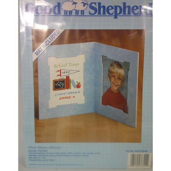 6x DMC Good Shepherd Counted Cross Stitch Photo Album Collection Kids School - Picture 9 of 11